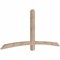 Ekena Millwork Bellingham Smooth Timber Gable Bracket, Douglas Fir, 84"W x 38"H x 3 1/2"D x 3 1/2"F, 11/12 Pitch GBW084X38X0404BEL00SDF - alternate 2